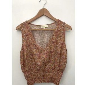 Cynthia Rowley Floral Print Top Size Small